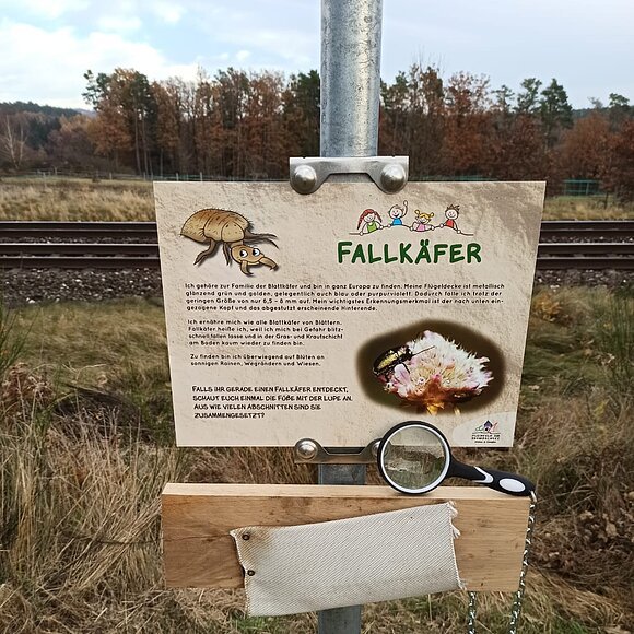 Das Bild zeigt ein Schild