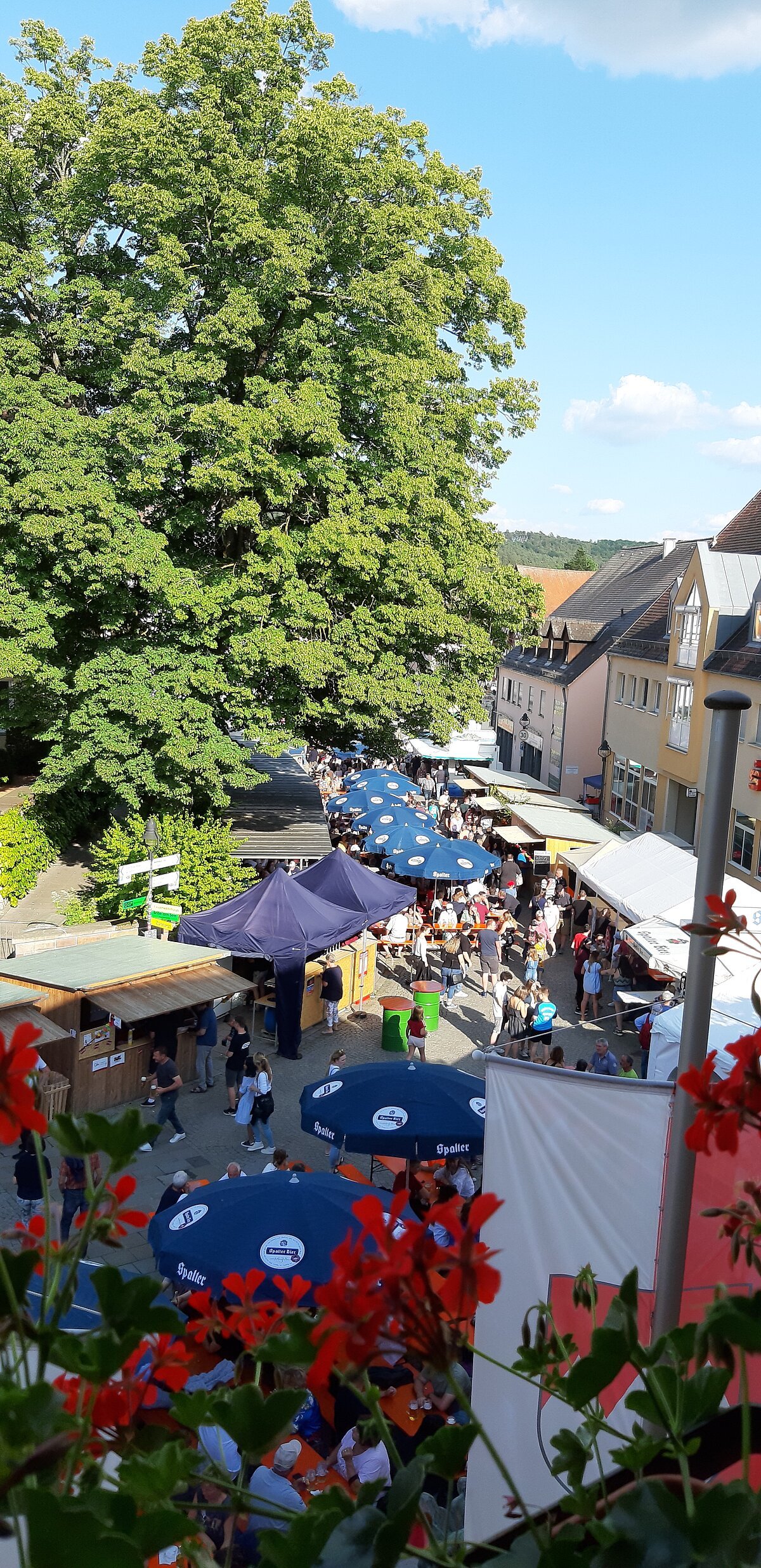 Blick über das Bürgerfest